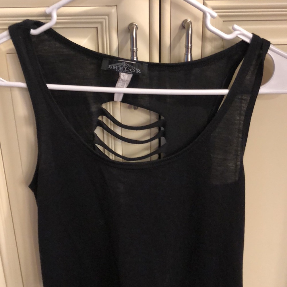 Shelor Top with Ripped Back - Picture 2 of 8